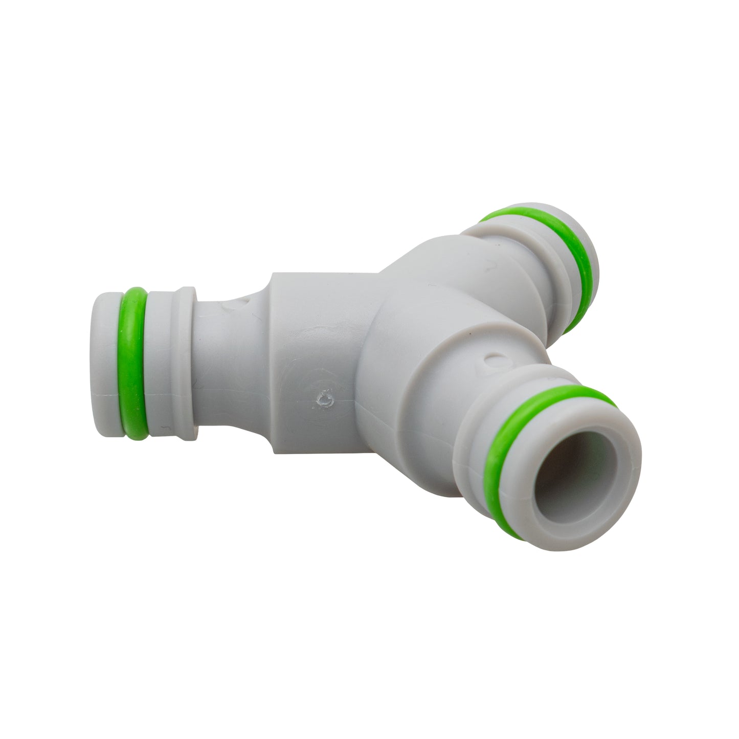 Three Way Connector Male Snap-On Grey/Lime