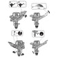 Aluminium Garden Sprinkler Tripod Stand 55-105cm Spiked Feet