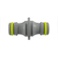 IBC 2” S60X6 Cap with ¾” BSP Threaded Hose Connector and Double Male Lime