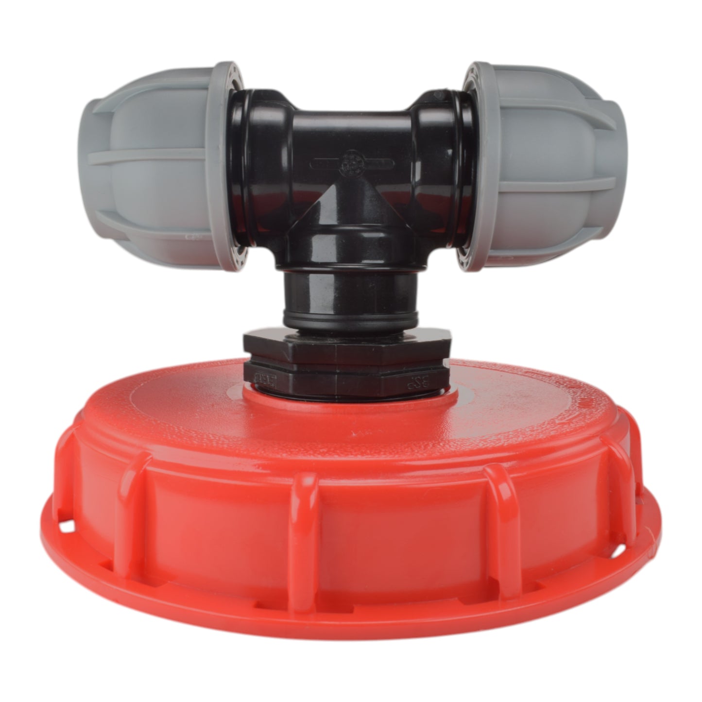 IBC 6-inch Cap Kit with 32mm MDPE Tee