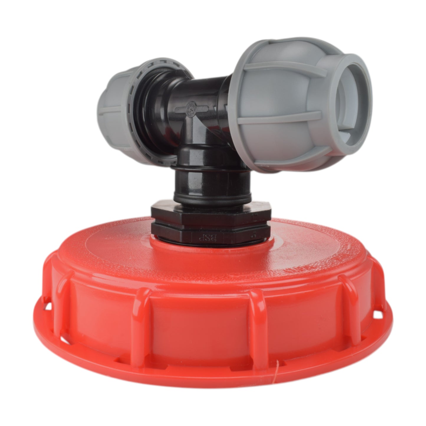 IBC 6-inch Cap Kit with 32mm MDPE Tee