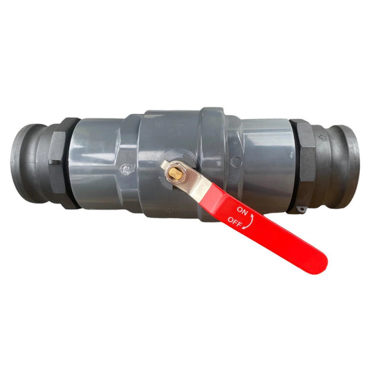 Stainless Steel PP 3" BSPF Stopcock with Camlock 3” Type F Kit