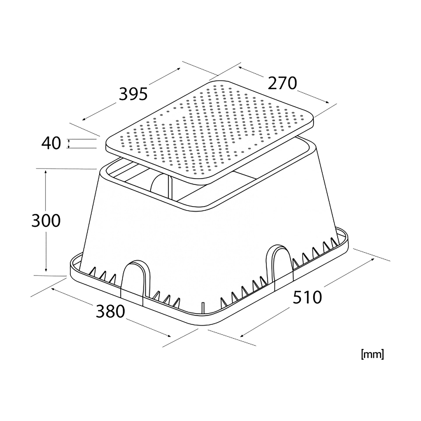 Standard Valve Box, 51x38cm