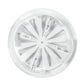 Adjustable Louvre Vent Round 80mm-160mm White