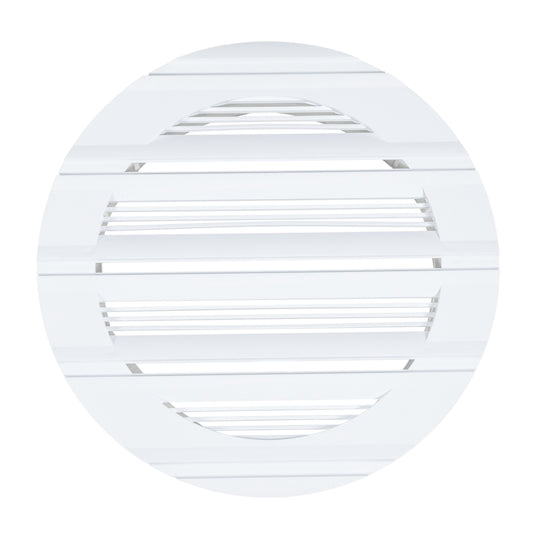 Louvre Vent Round Bella 125mm White