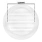 Louvre Vent Round Bella 125mm White