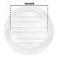 Louvre Vent Round Bella 150mm White