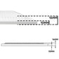 Louvre Vent D/180X250RW Classic 180mm X 250mm with Fly Screen
