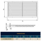 Louvre Vent  D/220X120W Classic 220mm X 120mm with Fly Screen