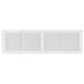 Louvre Vent D/430X110RW Classic 430mm X 110mm with Fly Screen
