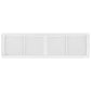 Louvre Vent D/430X110RW Classic 430mm X 110mm with Fly Screen