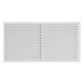 Louvre Vent D/430X110RW Classic 430mm X 110mm with Fly Screen