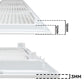 Louvre Vent D/430X110RW Classic 430mm X 110mm with Fly Screen