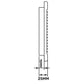 Louvre Vent White DL/135 RW LUX With Fly Mesh
