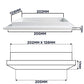 Louvre Vent Duo Smart 140/210 140mm X 210mm With Fly Mesh