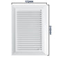 Louvre Vent Duo Smart 140/210 140mm X 210mm With Fly Mesh