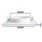 Louvre Vent White Duo Smart 135 fi 125mm With Fly Mesh