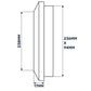 Louvre Vent Duo Smart 90/240 Brown 90mm x 240mm With Fly Mesh