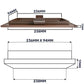 Louvre Vent Duo Smart 90/240 Brown 90mm x 240mm With Fly Mesh