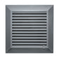 Louvre Vent Graphite Duo Smart 135G 135mm With Fly Mesh
