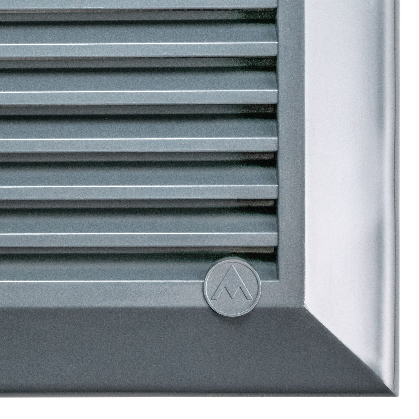 Louvre Vent Graphite Duo Smart 135G 135mm With Fly Mesh