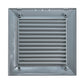 Louvre Vent Graphite Duo Smart 135G 135mm With Fly Mesh