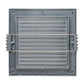 Louvre Vent Graphite Duo Smart 135G 135mm With Fly Mesh