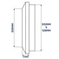 Louvre Vent Graphite Duo Smart 140/210 140mm X 210mm With Fly Mesh