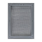 Louvre Vent Graphite Duo Smart 140/210 140mm X 210mm With Fly Mesh