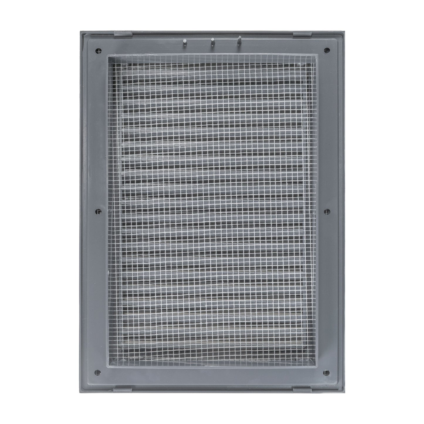 Louvre Vent Graphite Duo Smart 140/210 140mm X 210mm With Fly Mesh