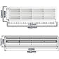 Door Louvre Vent KD 90mm—445mm