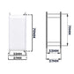 Door Louvre Vent KD 70mm—450mm