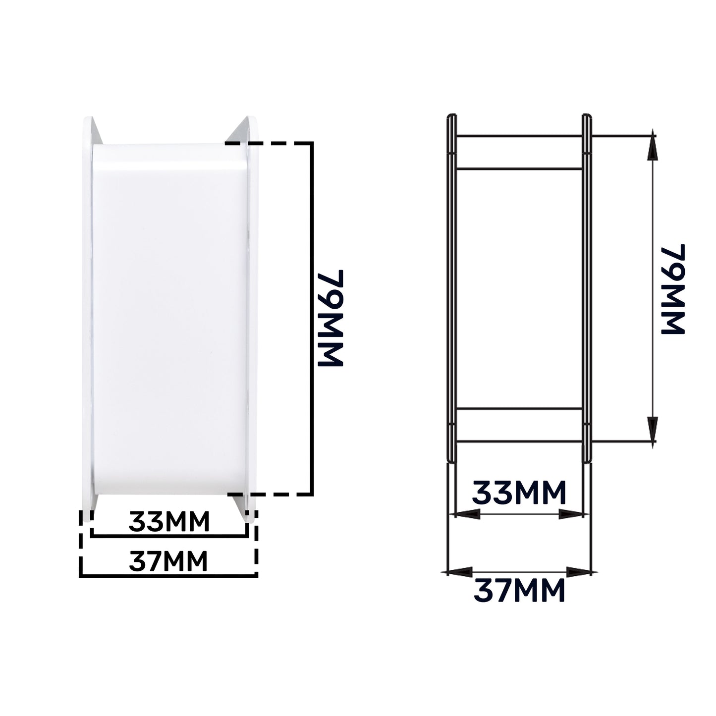 Door Louvre Vent KD 70mm—450mm