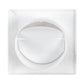 External White Louvre Vent  KRD/100 fi100mm