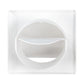 External White Louvre Vent  KRD/100 fi100mm