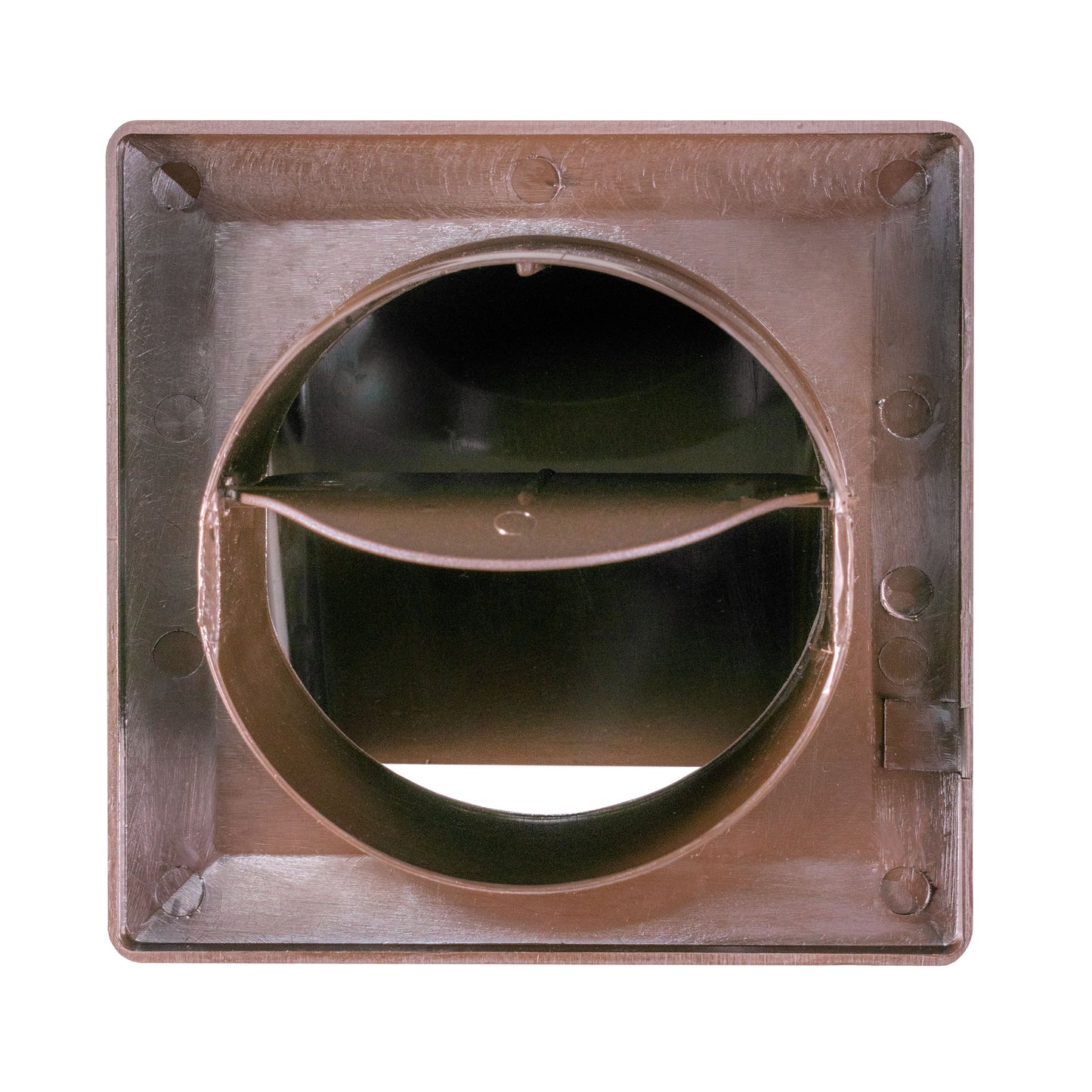 External Brown Louvre Vent  KRD/100B fi100mm