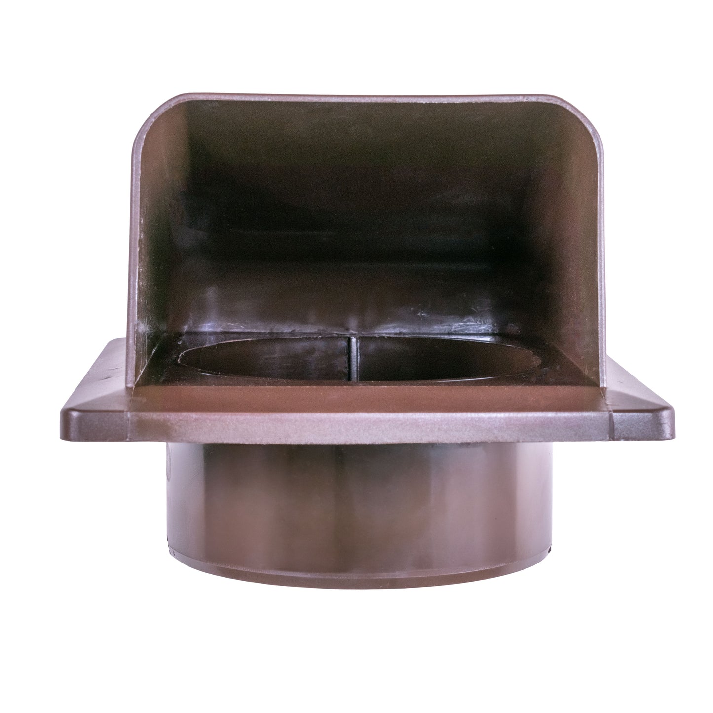 External Brown Louvre Vent  KRD/100B fi100mm