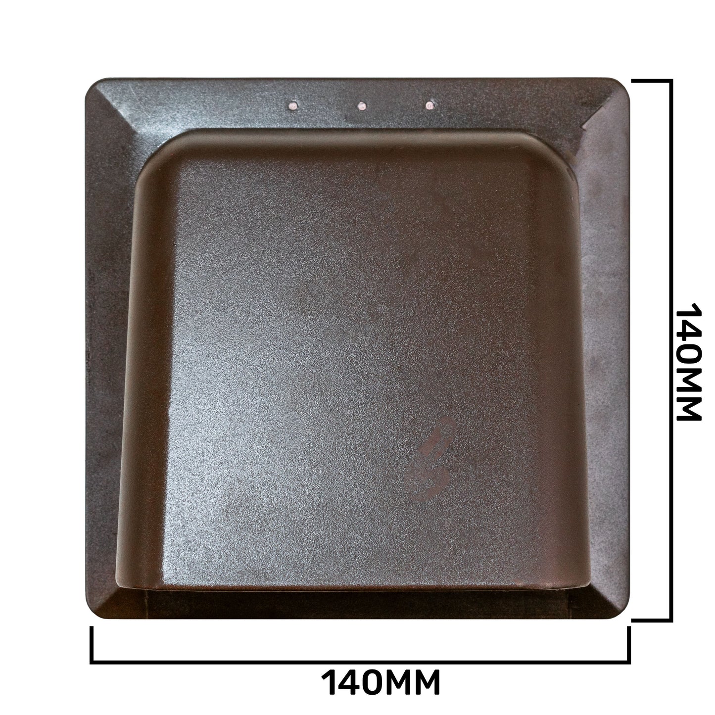External Brown Louvre Vent  KRD/100B fi100mm