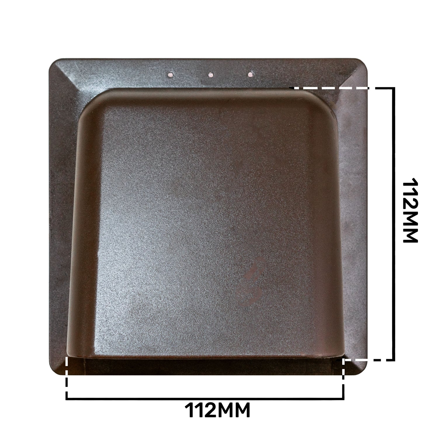 External Brown Louvre Vent  KRD/100B fi100mm