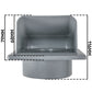 External Graphite Louvre Vent KRD/100G fi100mm