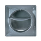 External Graphite Louvre Vent KRD/100G fi100mm
