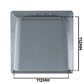 External Graphite Louvre Vent KRD/100G fi100mm