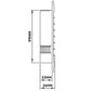 Louvre Vent KRO 100 With Fly Mesh