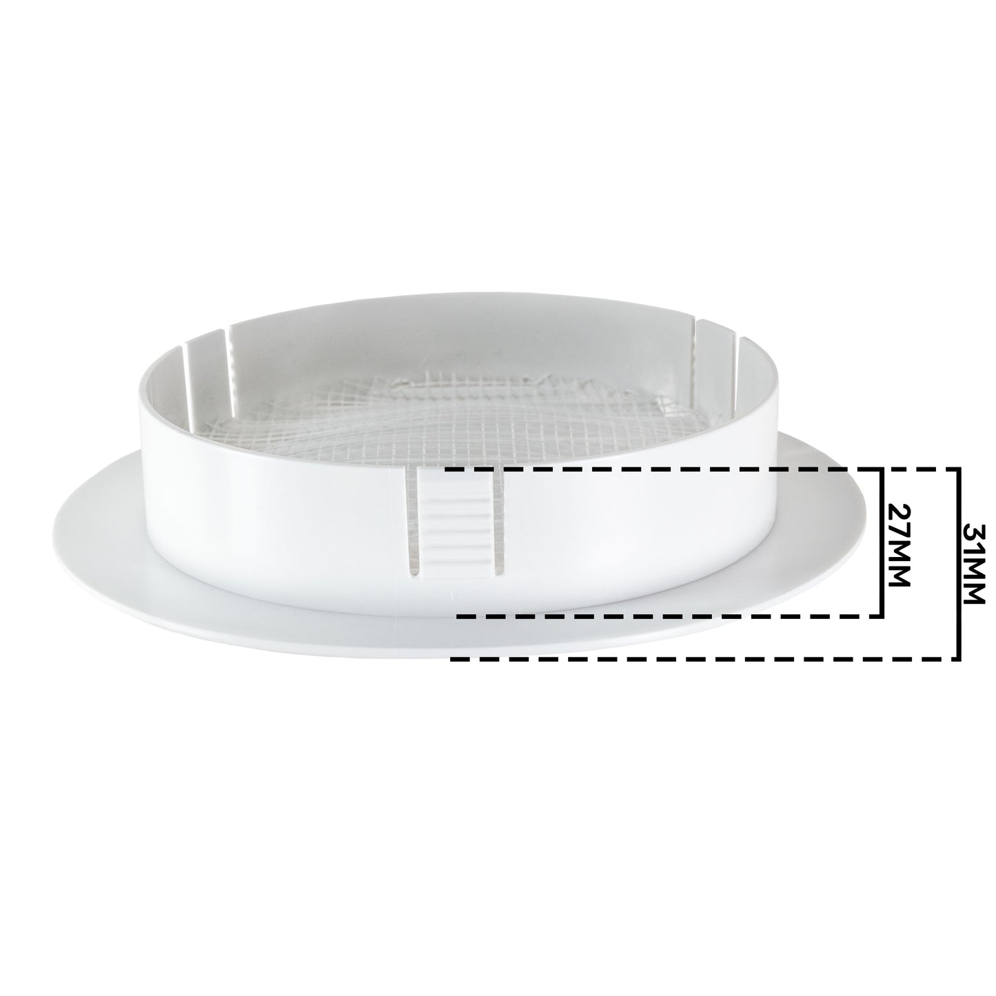 Louvre Vent KRO 125 With Fly Mesh