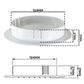Louvre Vent KRO 125 With Fly Mesh