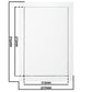 Access Panel Door PP, White 200mm x 300mm
