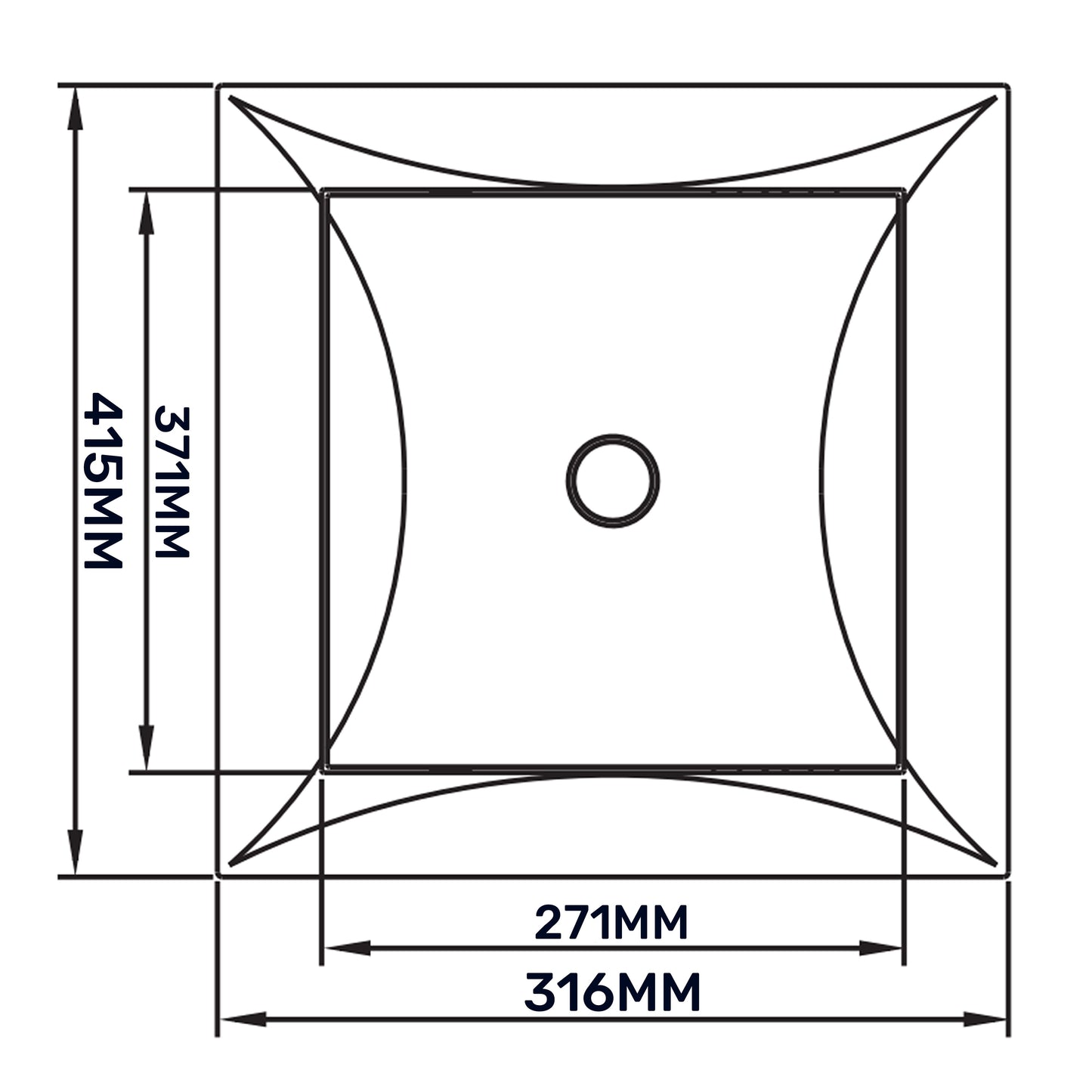 Access Panel Door PP, White 300mm x 400mm