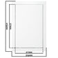Access Panel Door PP, White 300mm x 400mm