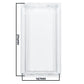 Access Panel Door PP, White 150mm x 300mm