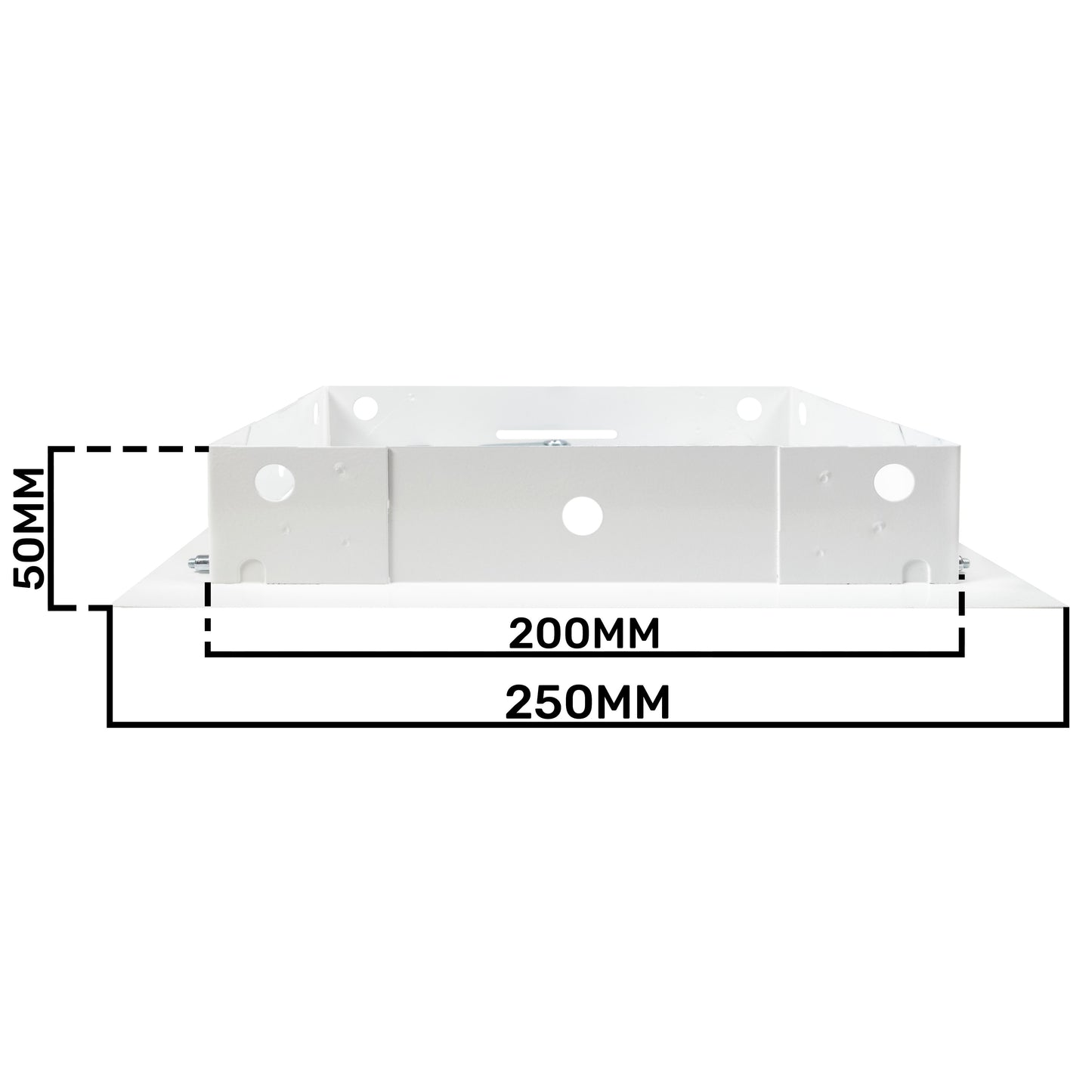 Access Panel Door Metal With Lock, White 150mm x 200mm